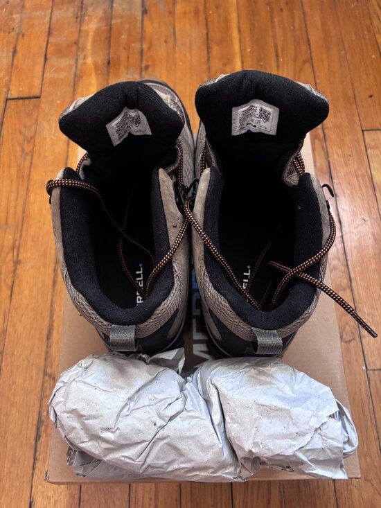 Merrell Moab 3 MID Waterproof Hiking Boots - Men\'s 9.5 W - Olive - EUC main image 6